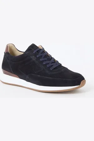 Floris van Bommel Noppi 06-37 sneaker van suède met logo