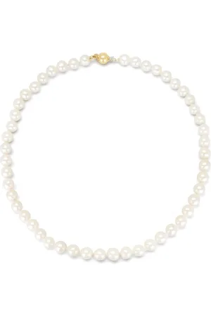 Diamond Point Geelgouden collier Rivièra