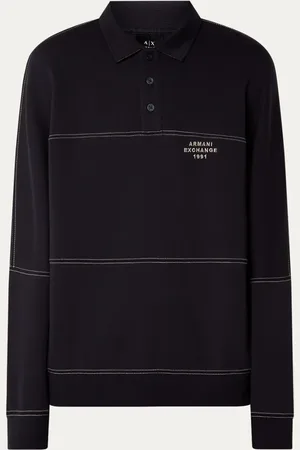 Emporio Armani Sweater met polokraag en logoborduring