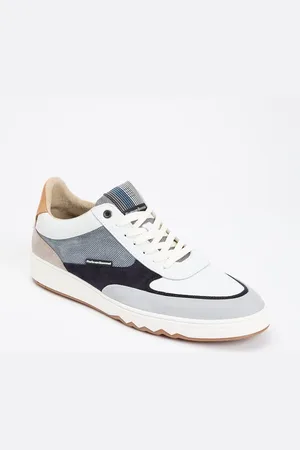 Floris van Bommel De Kupster 05-13 sneaker van leer met suède details