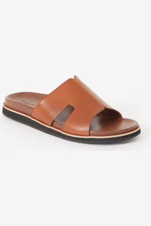 Dune Insight slipper van leer