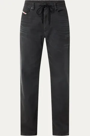 Diesel 2080 D-Reel loose fit joggingbroek van denim met trekkoord