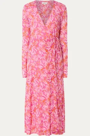 Fabienne Chapot Natty midi wikkeljurk met bloemenprint