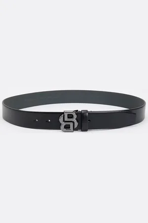 HUGO BOSS Icon riem van leer met logo