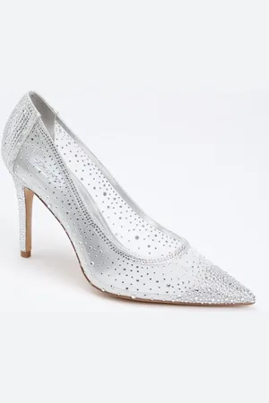 Dune Brightest pump van mesh met strass