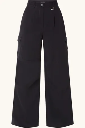 Whistles Grace high waist loose fit cargobroek van lyocell