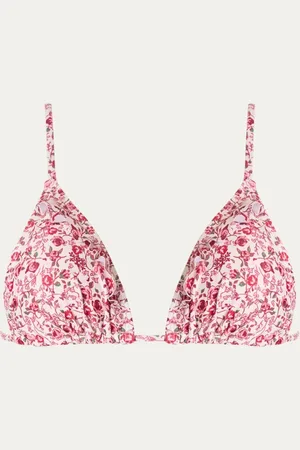 Beck Söndergaard Becksöndergaard Fleuriella Bella triangel bikinitop met bloemenprint