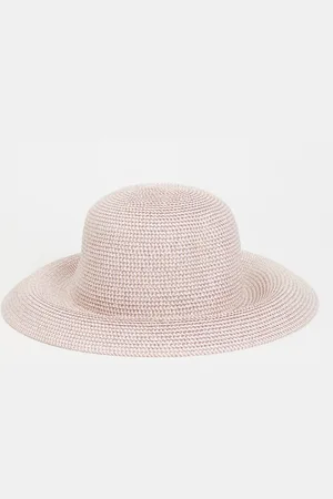Barts Tehina hoed van raffia met lurex