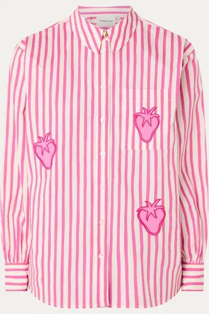 Fabienne Chapot Alex blouse van biologisch katoen met streepprint
