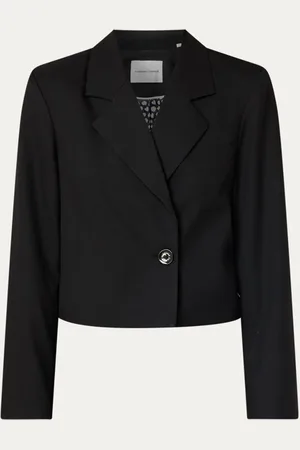 Fabienne Chapot Nena cropped blazer met schoudervulling