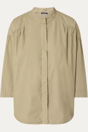 River Woods Oversized tuniek met opstaande kraag