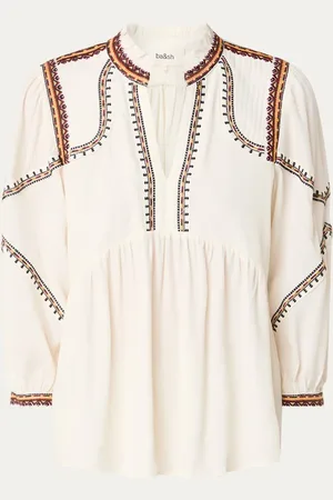 Bash Talsie tuniek met borduring en ruches
