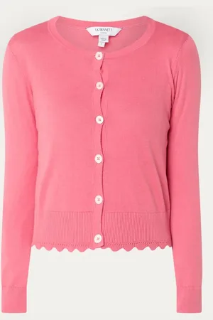 L.K. Bennett L-K-Bennett Vanessa fijngebreid cropped vest