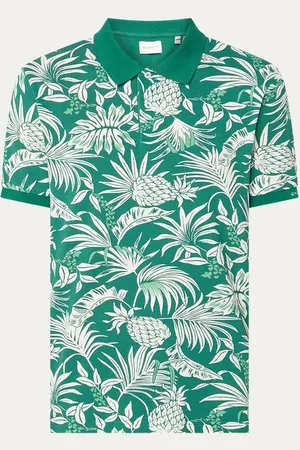 GANT Regular fit polo met tropische print