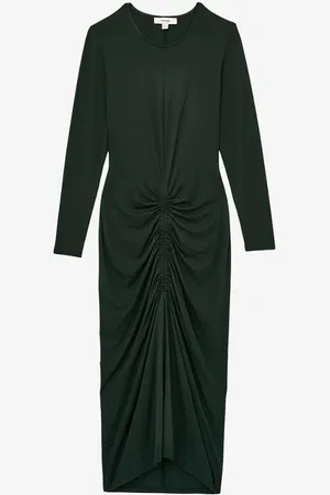 Reiss Ginny midi jurk met plooidetail