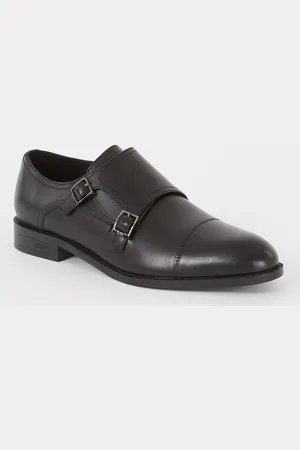 HUGO BOSS Monk gespschoen van leer