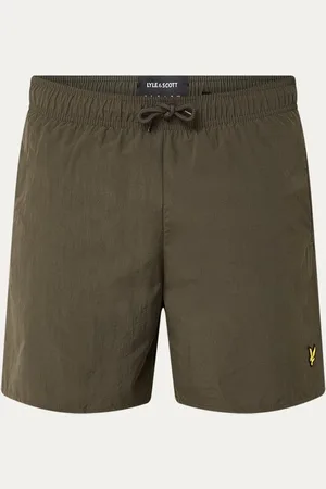 Lyle & Scott Zwemshorts met steekzakken en logo