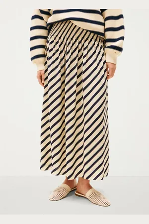 Tommy Hilfiger TH X SRG maxi rok met plooien