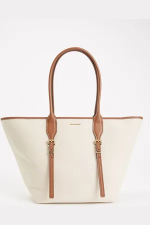 Michael Kors Moore Tote shopper van canvas met gespdetail