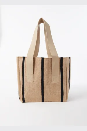 Ferm Living Yard Picnic Bag shopper met streepprint