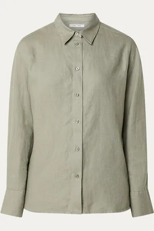 Samsøe Samsøe Sanot blouse van linnen