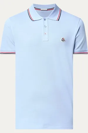 Moncler Regular fit polo van piqué katoen met logo