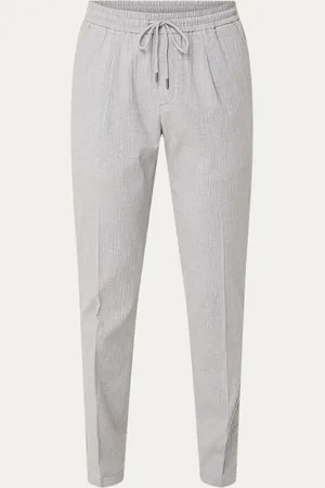 Boggi Milano City loose fit broek met trekkoord