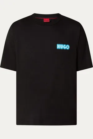 HUGO BOSS Duwood T-shirt met logo- en backprint