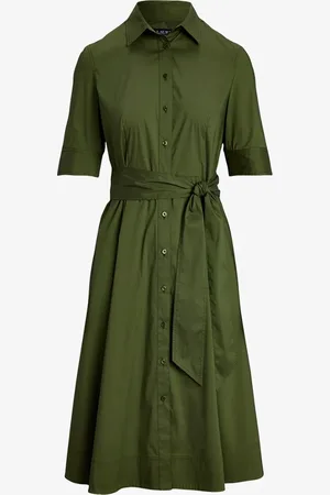 Ralph Lauren Overhemdjurk van katoenmix