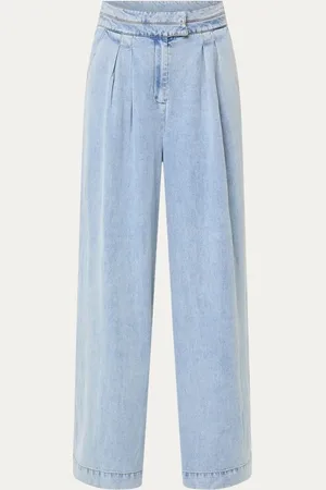 Aaiko Frederique high waist wide leg jeans met steekzakken