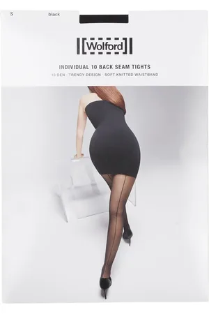 Wolford Individual Back Seam panty in 10 denier