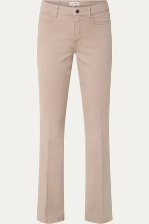Claudia Sträter Mid waist flared jeans met gekleurde wassing