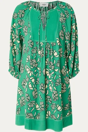 Bash Amy mini tuniekjurk met print en strikkraag