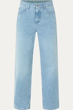 penn ink High waist straight leg jeans met lichte wassing