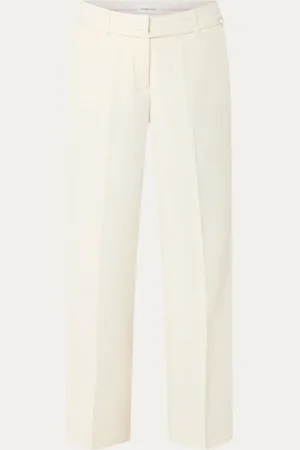 Fabienne Chapot Nelsan high waist loose fit pantalon met steekzakken