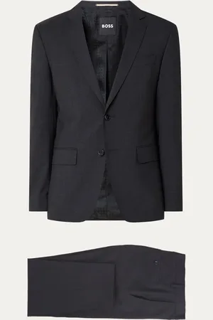 HUGO BOSS Slim fit 2-delig pak van scheerwol