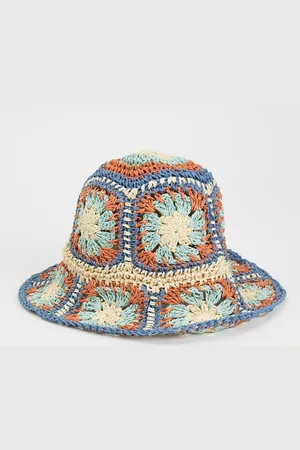 Barts Sweetvine bucket hoed van raffia