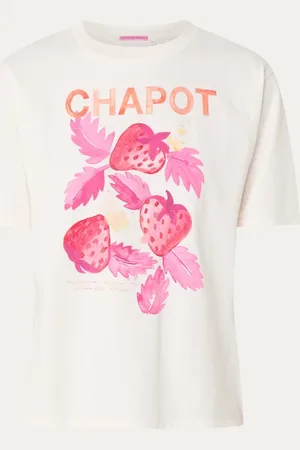 Fabienne Chapot Steve T-shirt van biologisch katoen met pint