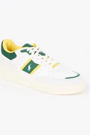 Ralph Lauren Master sneaker van leer met suède details