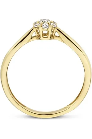 Blush Ring van 14 karaat met zirkonia 1248YZI