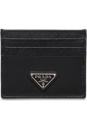 Prada Re-Nylon pasjeshouder met leren details