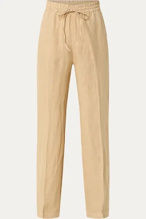 penn ink High waist straight fit pantalon van linnen