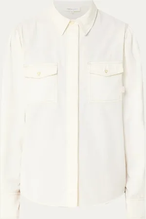 Fabienne Chapot Fabienne blouse in lyocellblend met borstzakken