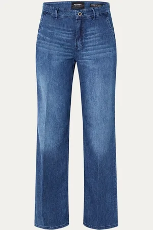 Rosner Audrey high waist wide leg jeans met steekzakken