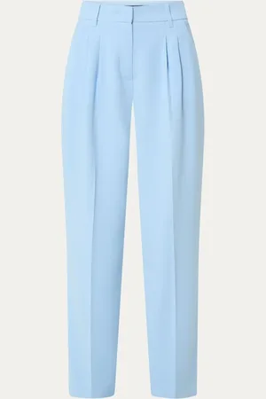 Claudia Sträter High waist loose fit pantalon met steekzakken