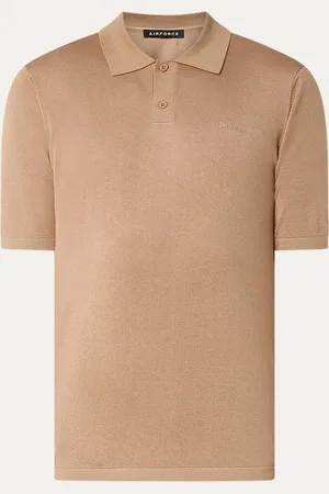 Airforce Regular fit polo in lyocellblend met logo