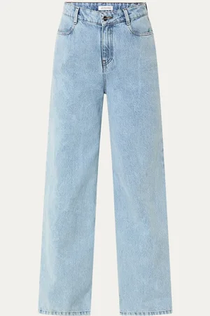 Alchemist Star high waist wide leg jeans met lichte wassing
