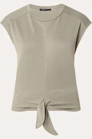 Expresso T-shirt met geknoopt detail