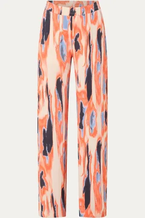 Claudia Sträter High waist loose fit pantalon met print