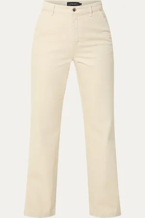 Claudia Sträter High waist wide leg jeans met steekzakken